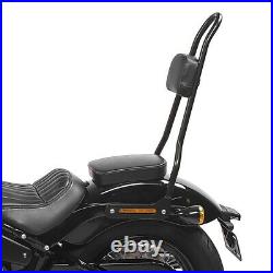 2x Sissybar pour Harley Davidson Softail rue Bob Craftride 18-21 Tour SRL noir D