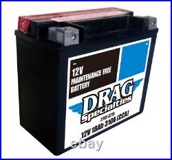 Batterie AGM Drag Specialties Harley Davidson Sportster, Softail, Dyna, V-Rod