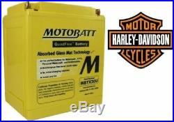 Batterie AGM Motobatt pour Harley-Davidson Sportster, Dyna, Softail Y Buell