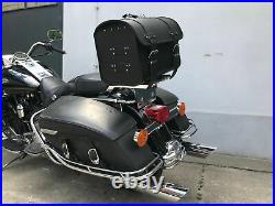 Boîte à Outils Loki Noir Softail Moto Tricycle Harley Davidson Quad Cuir HD