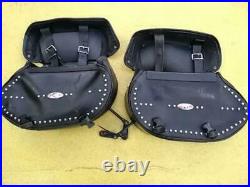 Borse pelle leather bags harley softail flstc heritage 1450 99-02 copy-30966