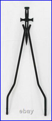 Cycle Vision Sissy BAR Crosstude 30 Noir, pour Harley Davidson, Softail Dyna
