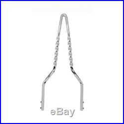 Cycle Vision Sissy Bar Twisted 18 Chrome, pour Harley Davidson Softail, Dyna