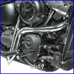 Echappement pour Harley-Davidson Softail 18-21 Drag Pipe pot de silencieux chrom