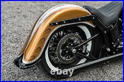 Garde-boue Arriere Harley-davidson 4 Stretch Softail Avec Embout 2000-2017