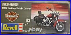 Harley Davidson Flstc Heritage Softail 1/9 Revell / Protar / Scelle Rare