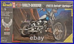 Harley Davidson Fxsts Springer Softail 1/9 Revell / Protar / Scelle Rare