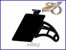 Harley Davidson Softail Dyna Support plaque d'immatriculation latérale+