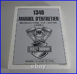 Manuel D'Entretien Harley Davidson 1340 Dyna / Flt / Softail'1995 Volume 2