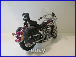 Moto Bike Harley Davidson Heritage Softail Classic Franklin Mint B11sy90 1/10