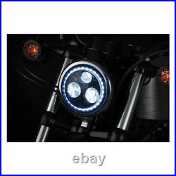 Optique De Phare 5 3/4 Harley Davidson 1984-2017 Kuryakyn Orbit Vision