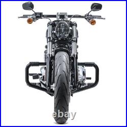Pare cylindre Mustache II pour Harley Davidson Softail 18-21 noir ET15