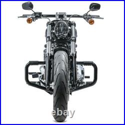 Pare cylindre Mustache II pour Harley-Davidson Softail 2000-2017 noir