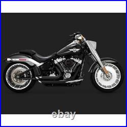 Pots Vance & Hines Shortshots noir Softail 2018 Harley Davidson 47235
