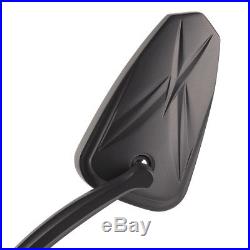 Rétroviseur noir LED clignotant arrow panel pour Harley-Davidson softail deluxe