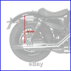 Sacoche Lateral Kentucky pour Harley Davidson Softail Custom (FXSTC) noir