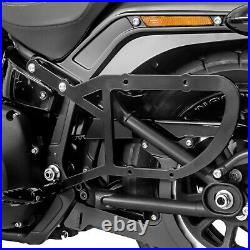 Sacoche Lateral et support pour Harley Davidson Softail 1988-2017 Amarillo 36L
