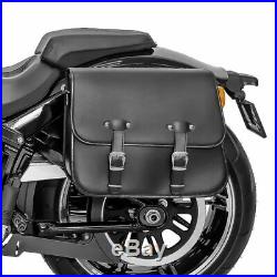 Sacoche Lateral et support pour Harley Davidson Softail 1988-2017 Laredo 20l