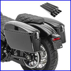 Sacoches laterales DL + kit de fixation pour Harley Softail Low Rider