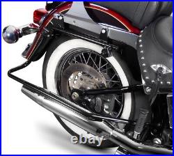 Sacoches laterales avec supports pour Harley Softail Standard 99-06 Prolongés