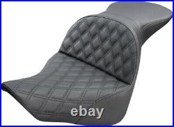 Seat explorer ls two-up lattice black HARLEY DAVIDSON ABS SOFTAIL FAT BOY F
