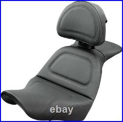 Seat explorer withbackrest black HARLEY DAVIDSON ABS SOFTAIL FLSB SPORT GLIDE