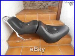 Selle Double King & Queen & Sissy Bar Épingle Harley Davidson Softail Twin Cam