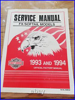 Service Manual Official Factory Harley Davidson FX Softail 1993 & 1994