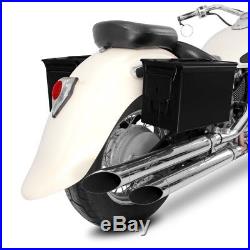 Set de Sacoches laterales PA108 pour Harley Davidson Softail Low Rider FXLR noir