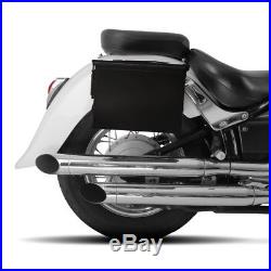 Set de Sacoches laterales PA108 pour Harley Davidson Softail Low Rider FXLR noir