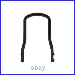 Sissy BAR Rond 10 Élevé, Noir, pour Harley Davidson Softail, Dyna, Sportster