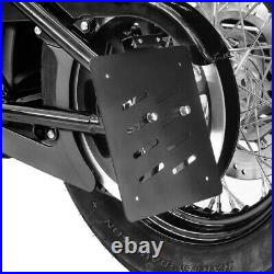 Support de plaque latéral S pour Harley Davidson Softail 18-20 noir