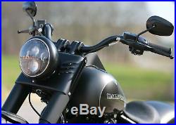 Thunderbike Stripe Micro LED Clignotants Noir, Harley Softail à partir 2015