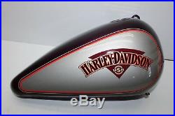 Usinage Custom Harley FLSTC Heritage Fatboy Softail Droit Réservoir de Gaz Mauve