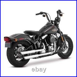 Vance & Hines Twin Slash Slip-Ons Chrome, pour Harley Davidson Softail 07 16